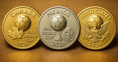 monedas conmemorativas del mundial 2026 USA-CANADA-MX