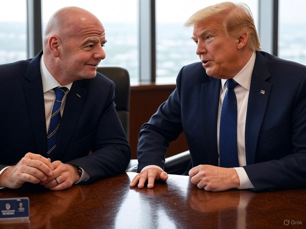 Trump and Infantino launch joint planning for FIFA World Cup 2026, focusing on security, logistics, and economic impact.