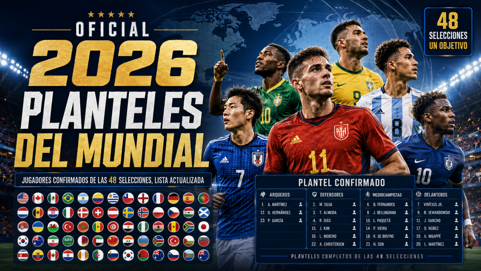 Lista de planteles copa del mundo 2026