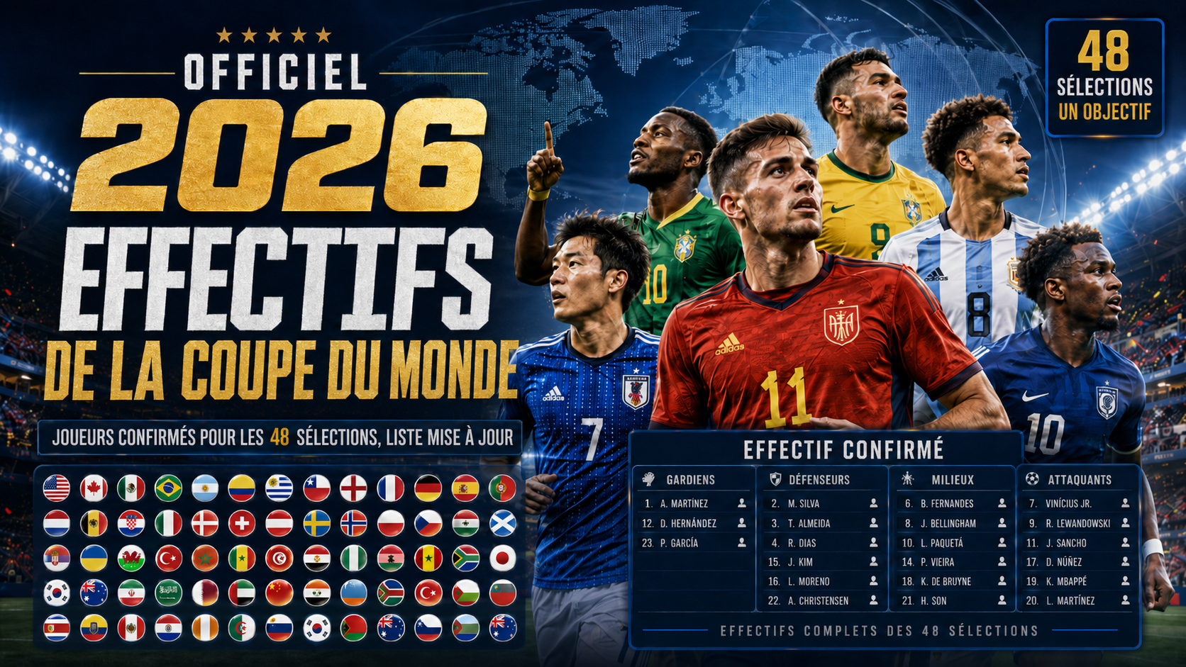 Compositions Coupe du Monde 2026