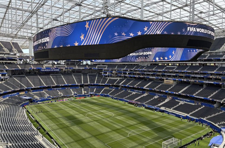 Stade de la Coupe du monde avant un match États-Unis–Paraguay en 2026